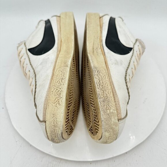 Vintage Nike bruins Men Size 9.5 White Leather Low Top Shoes Made in Korea - Picture 7 of 15